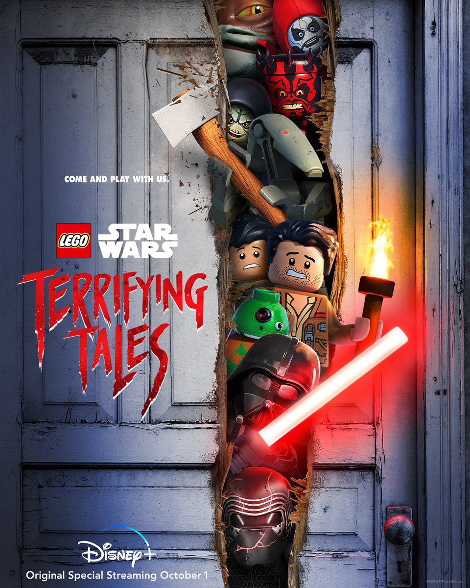 Terrifying Tales Star Wars LEGO poster