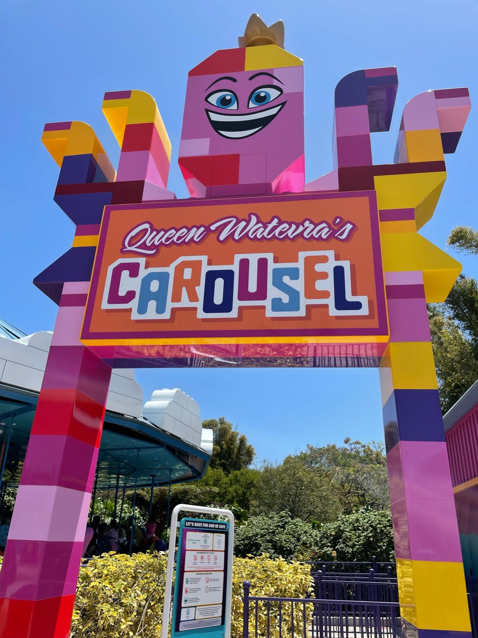 Legoland carousel sign